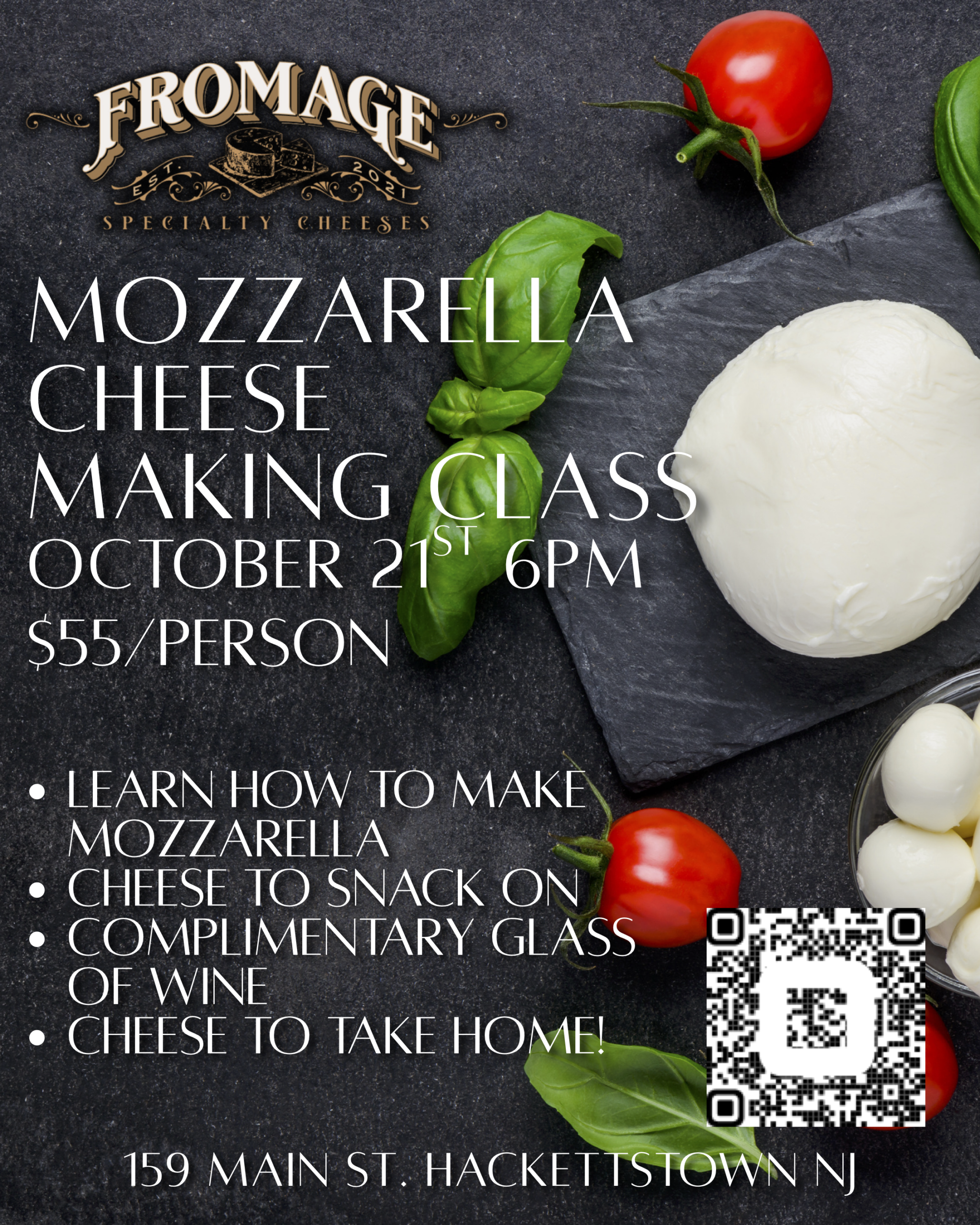 Fromage October 21 Mozzarella