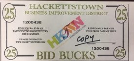 Hackettstown BID buck.