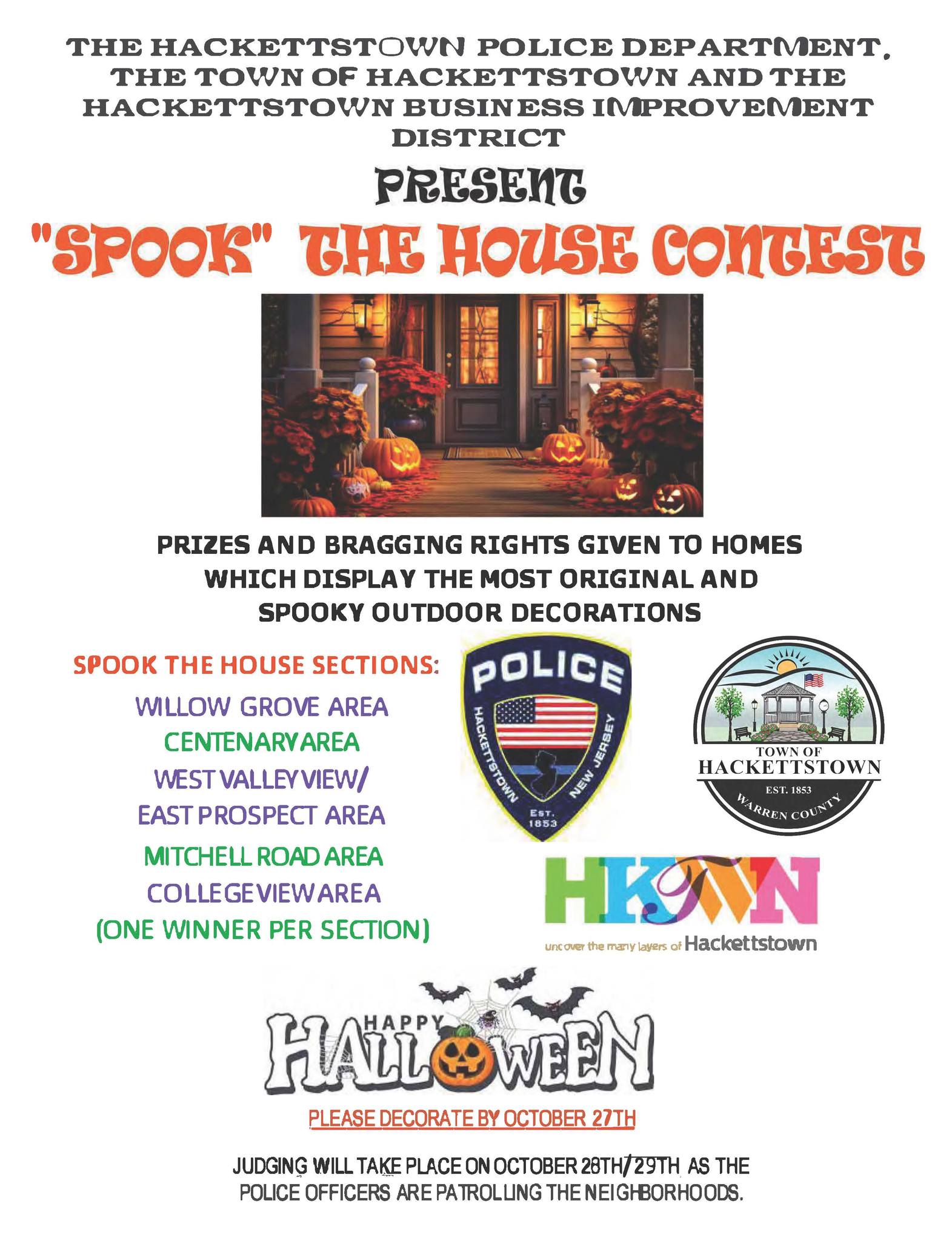 spook the house