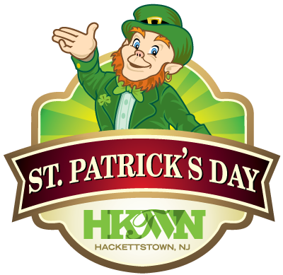 Hackettstown St. Patrick's Day parade logo.